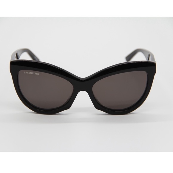 NEW BALENCIAGA SUNGLASSES BB0217S 001 CAT EYE EYEWEAR BALENCIAGA NEW COLLECTION - Picture 3 of 13